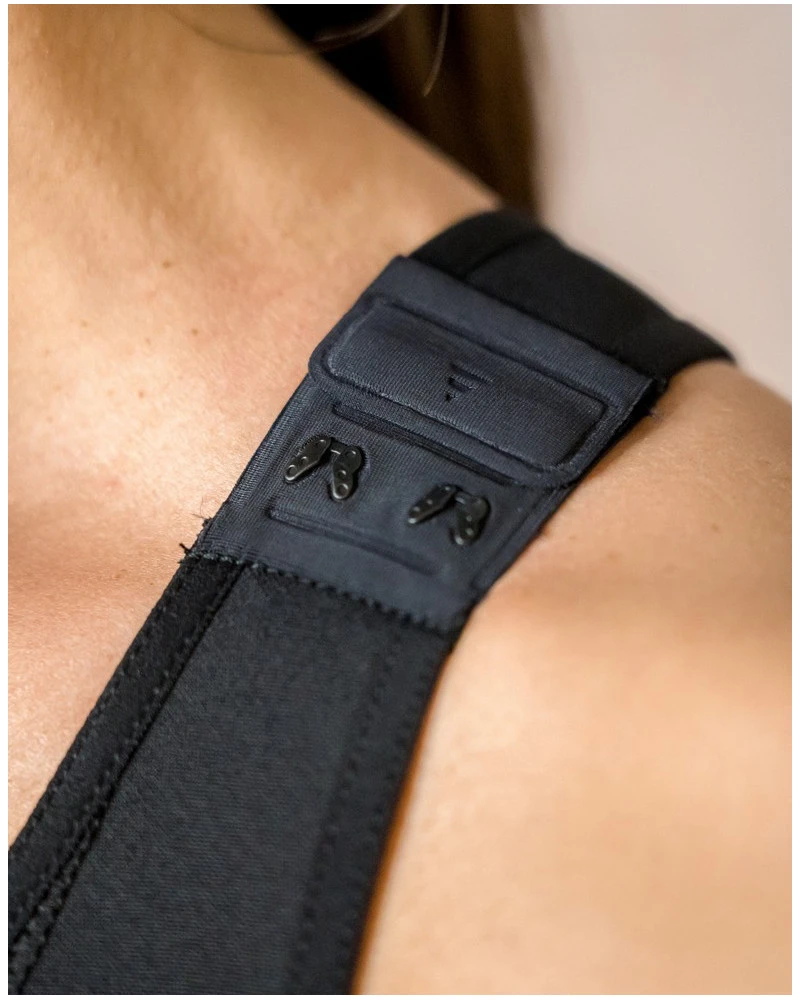 Brassière De Sport Zsport Divine 2.0 (Noir Framboise) – Image 3