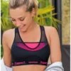 Brassière De Sport Zsport Virtuosity Rose Et Noir