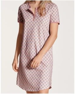 Chemise De Nuit Calida Lovely Nights 100% Coton (Rose Bud)
