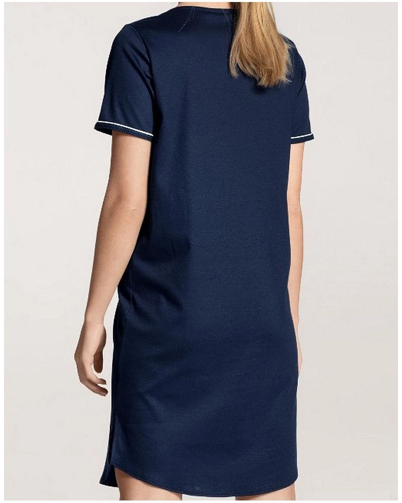 Chemise De Nuit Calida Sweet Dreams 100% Coton Interlock (Peacoat Blue) â Image 2