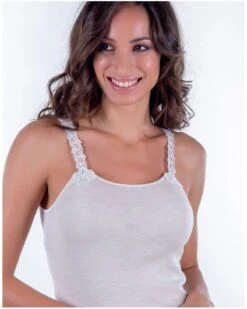 Débardeur Bretelles Laine & Soie Moretta 5010