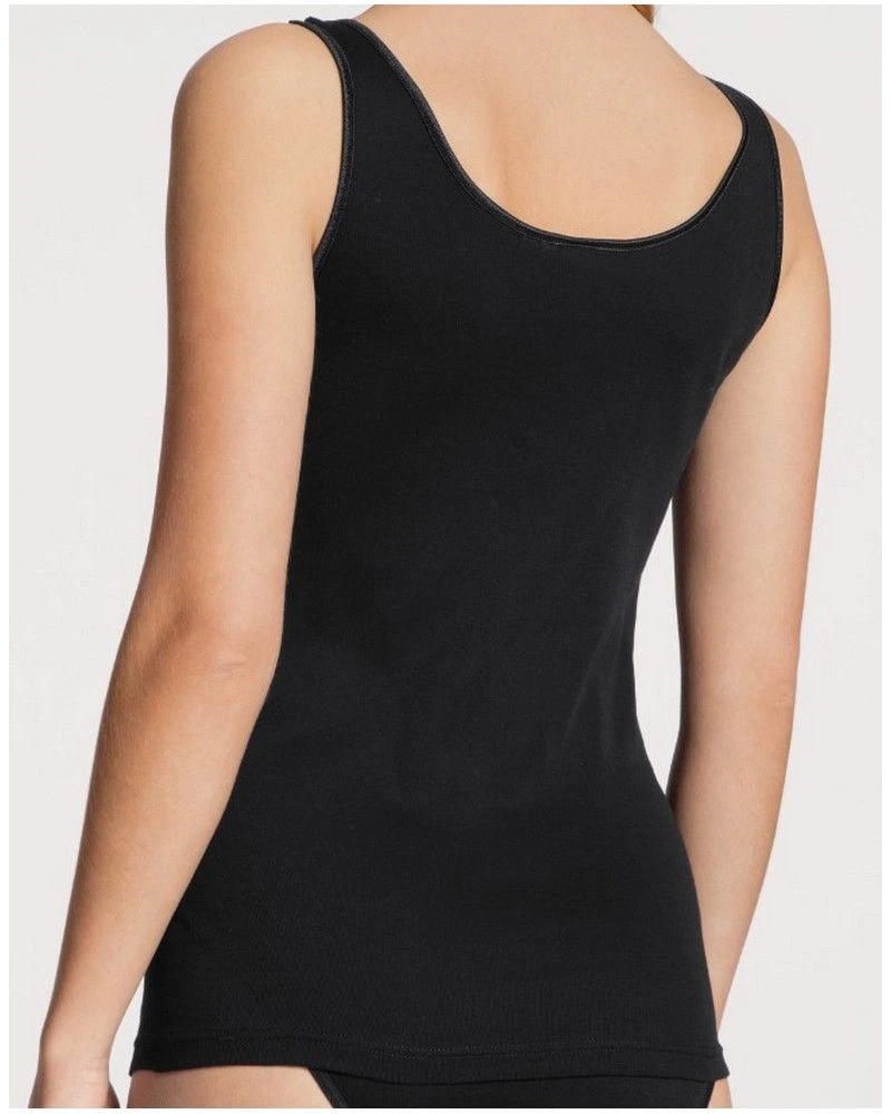 DĂ©bardeur Calida Light 100% Coton (Noir) â Image 2