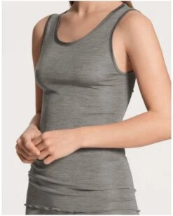 Débardeur Calida True Confidence Laine & Soie (Platin Melé)