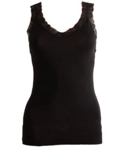 Débardeur Dentelle Leavers Oscalito 3300 (Noir)