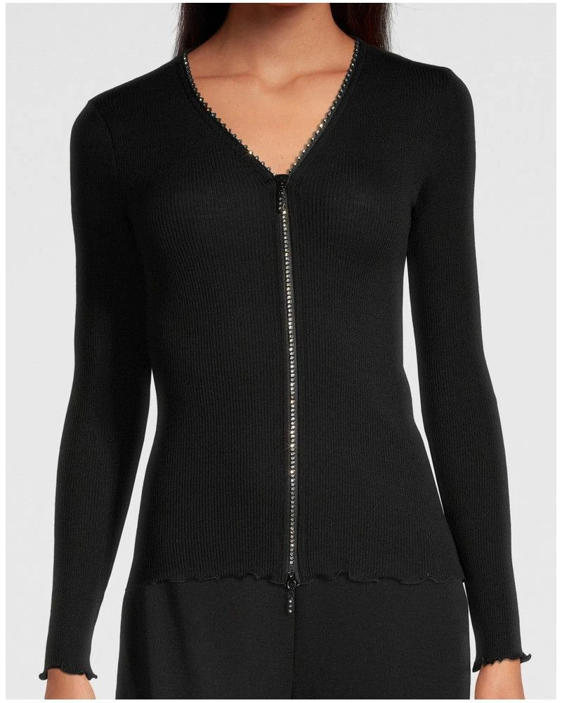 Gilet Oscalito Strass (Noir)