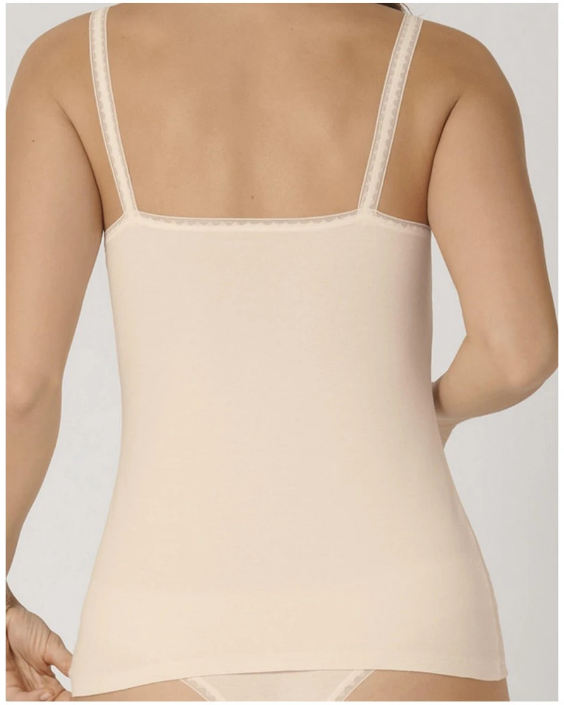 Lot De 2 Débardeurs Bretelles Spaghettis Sloggi GO (Coton Bio) Poudré – Image 3