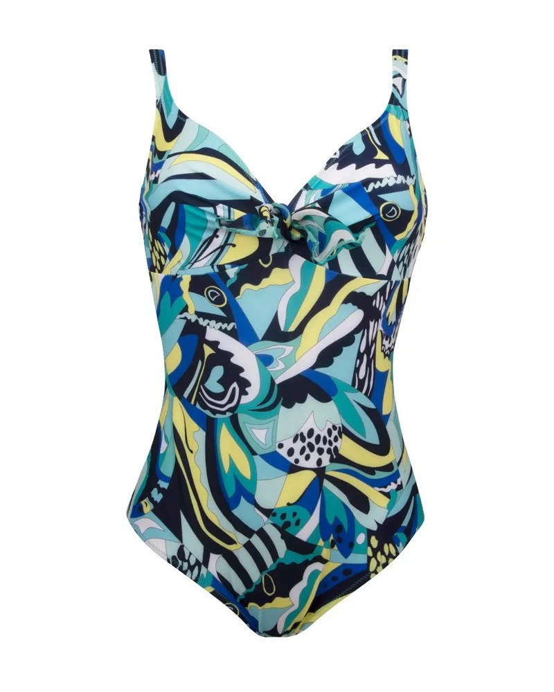 Maillot De Bain Une Pièce Bonnets Profonds Antigel La Muse Du Vent (Vent Du Large)