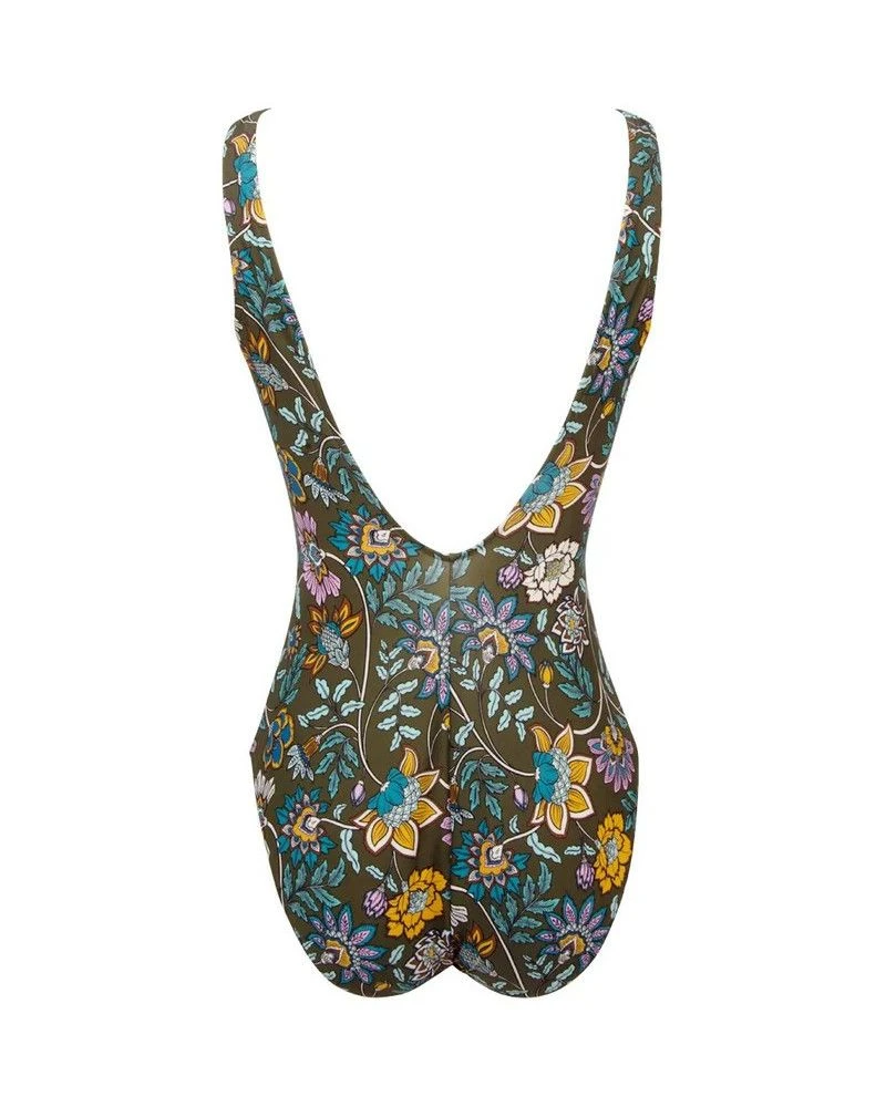 Maillot De Bain Une Pièce Nageur Maintien Ouvert Lise Charmel Fleur Persane (Bronze Persanne) – Image 2