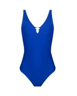 Maillot De Bain Une Pièce Nageur Maintien Ouvert Lise Charmel Perles Nacrées (Capri Perle)