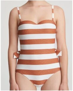Maillot De Bain Une Pièce Rembourré Bretelles Amovibles Marie Jo Fernanda (Summer Copper)