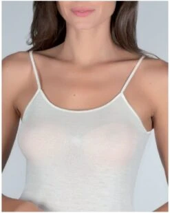 Moretta Bretelles Fines Débardeur Laine & Soie