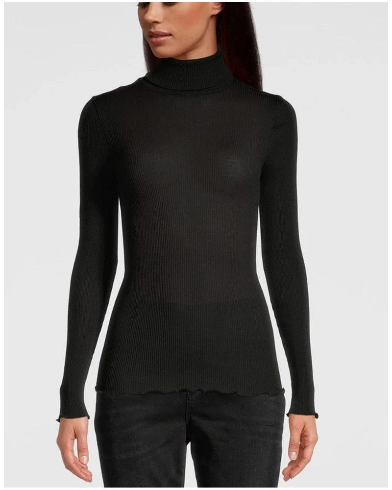 Pull Col RoulĂ© Oscalito 3438 (Noir) â Image 2