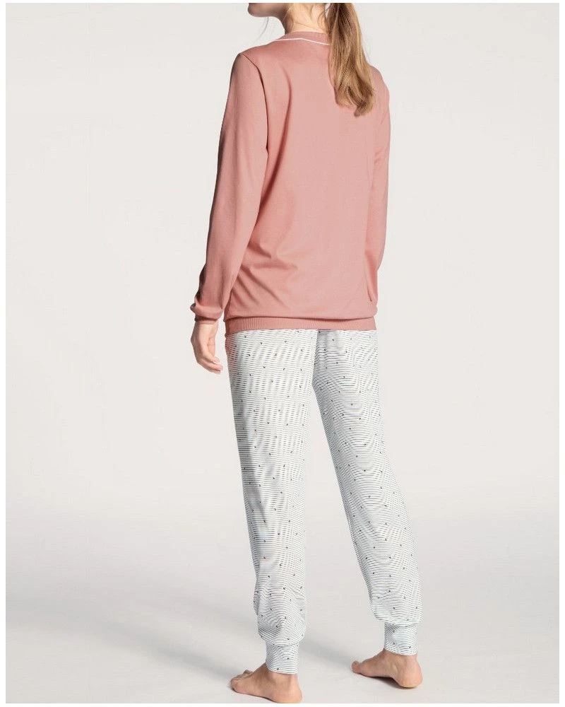 Pyjama Long Calida Sweet Dreams 100% Coton Interlock (Rose Bud) â Image 2