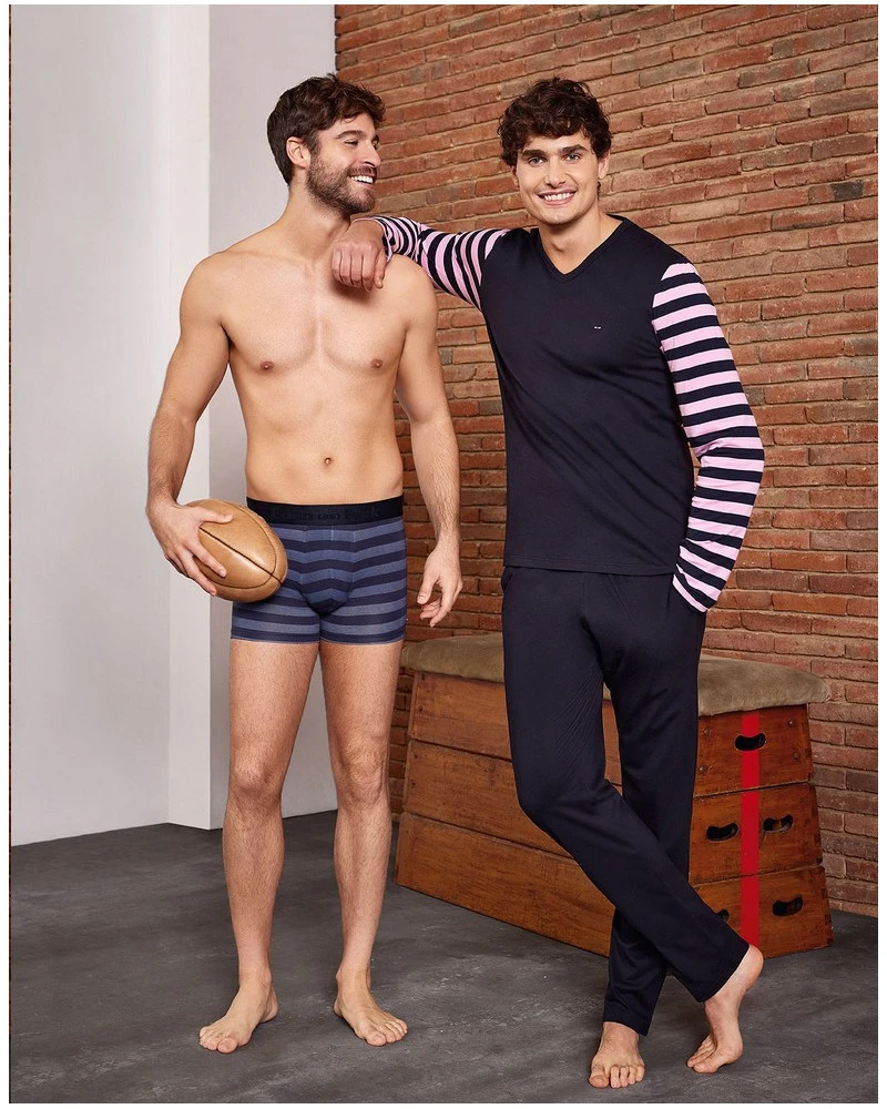 Pyjama Long Eden Park E41 100% Coton (NB039) â Image 3