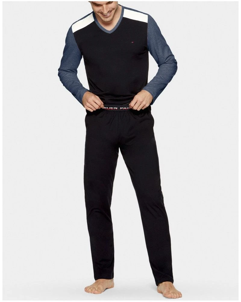 Pyjama Long Eden Park G87 100% Coton (MXB30)