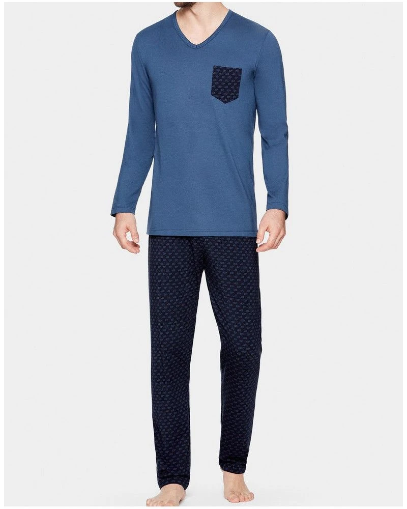 Pyjama Long Eden Park H18 100% Coton (NB039)