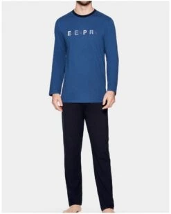 Pyjama Long Eden Park H21 100% Coton (BLJ93)