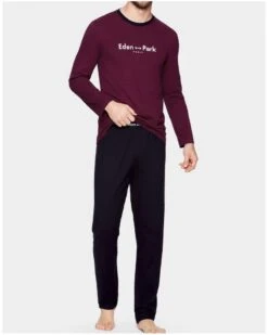 Pyjama Long Eden Park H25 100% Coton (BDJ95)