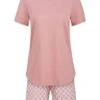 Pyjama Short Calida Lovely Nights 100% Coton (Rose Bud)