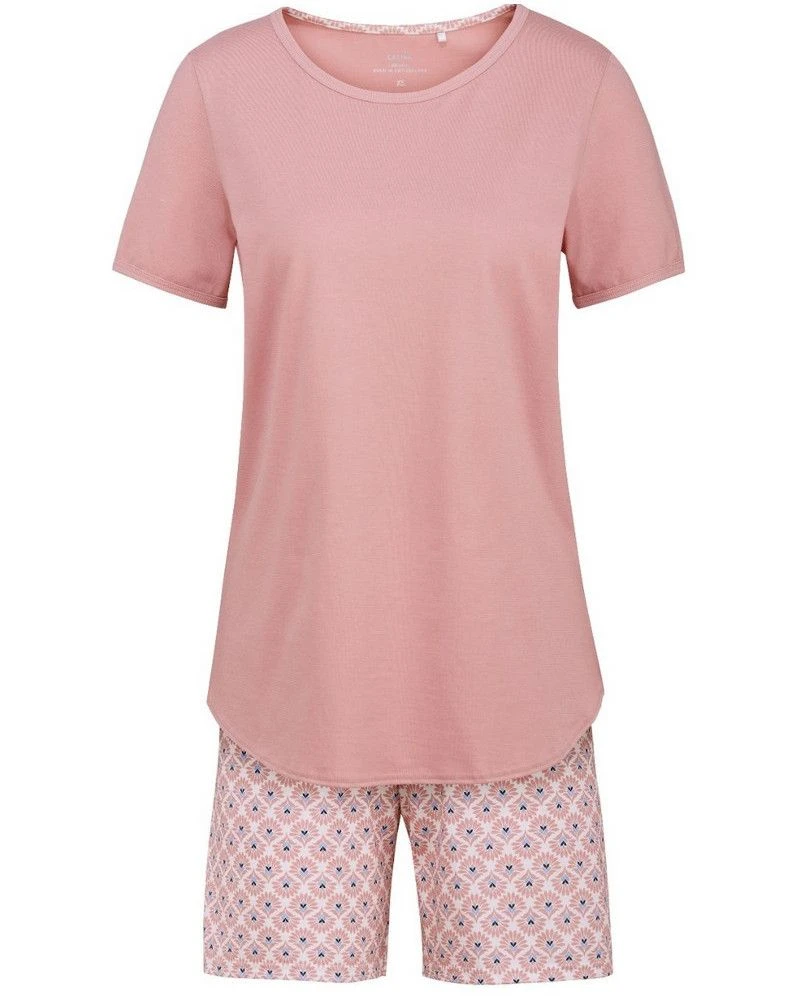 Pyjama Short Calida Lovely Nights 100% Coton (Rose Bud)