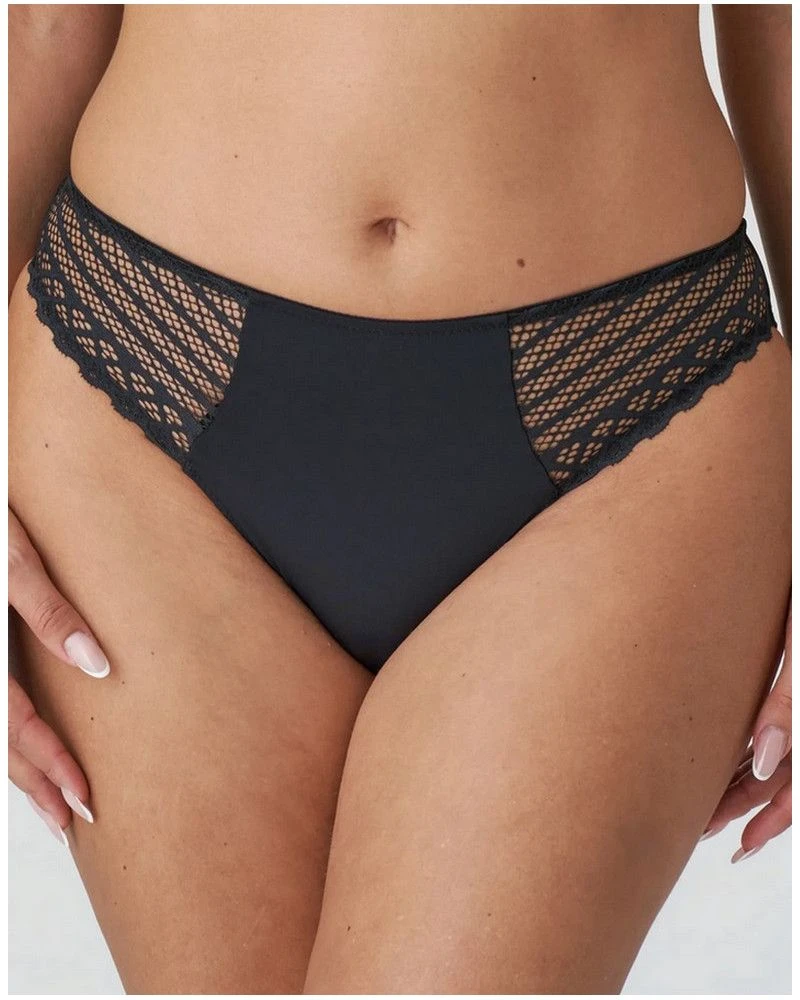 Slip Brésilien Prima Donna Twist East End (Charbon)