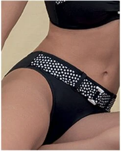 Slip De Bain Charme Antigel La Muse Dolce Vita (Pois Noir)