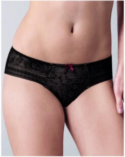 Slip Rosa Faia Fleur (Noir)