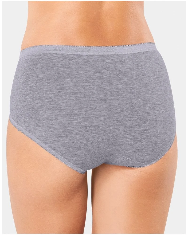 Sloggi Slips Midi Basic + (Lot De 4) (Gris) – Image 2