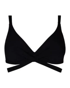 Soutien-gorge Armatures Triangle De Bain Antigel La Chiquissima (Noir)