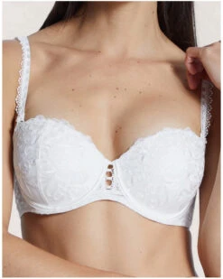 Soutien-gorge Bandeau Coque Aubade Pour Toujours (Opale)