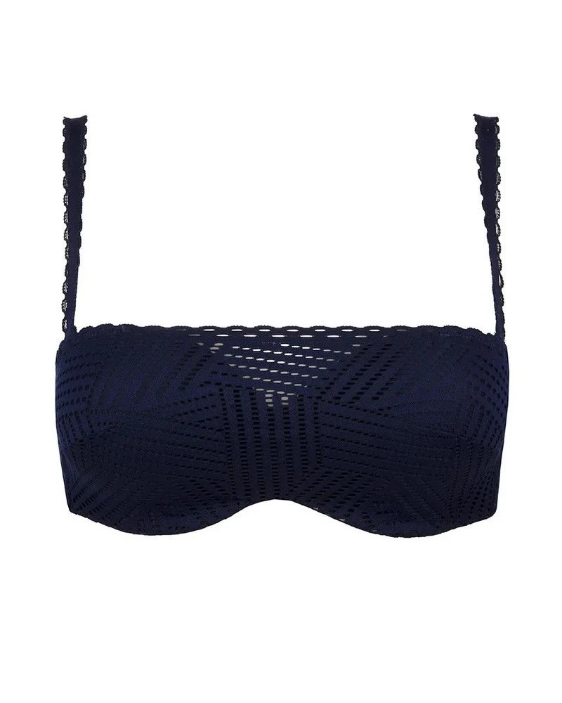 Soutien-gorge Bandeau Coque Progressive Antigel Tressage Graphic (Tressage Marine)