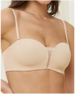 Soutien-gorge Bandeau Coque Sans Armature Triumph Flex Smart (Soft Praline)