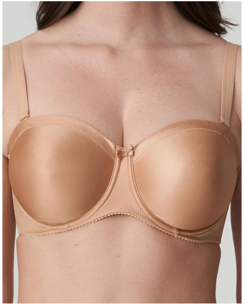 Soutien-gorge Bandeau Prima Donna Satin (Cognac) – Image 2