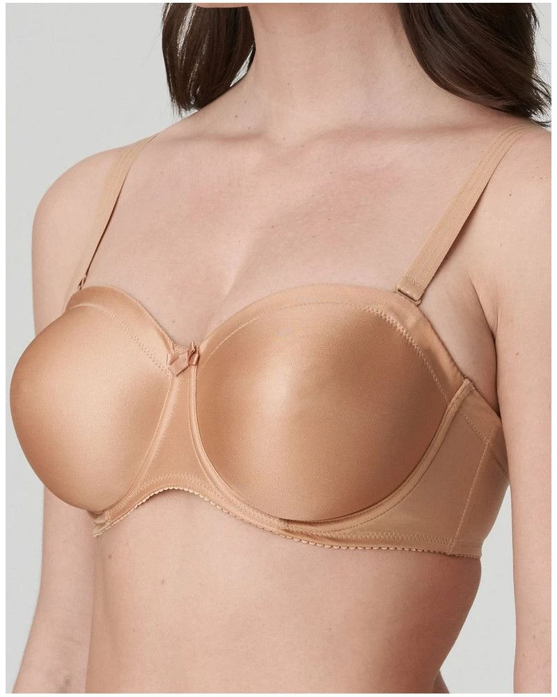 Soutien-gorge Bandeau Prima Donna Satin (Cognac) – Image 3