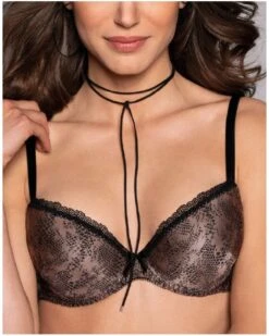 Soutien-gorge Coque Antigel Faune En Dentelle (Brun Faune)