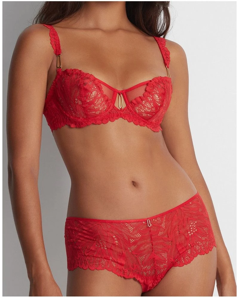 Soutien-gorge Corbeille Aubade Flowermania (Rouge Floral) – Image 4