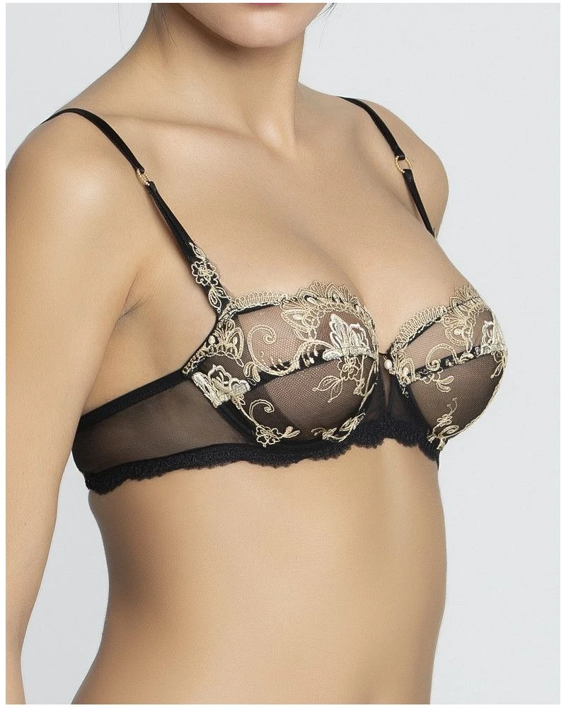 Soutien-gorge Corbeille Lise Charmel Déesse En Glam (Or Glamour) – Image 5