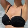 Soutien-gorge De Bain Bandeau Coque Lise Charmel Sublime Drape (Noir)