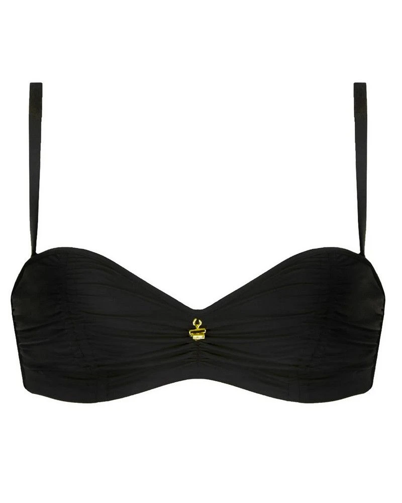 Soutien-gorge De Bain Bandeau Coque Lise Charmel Sublime Drape (Noir) – Image 3