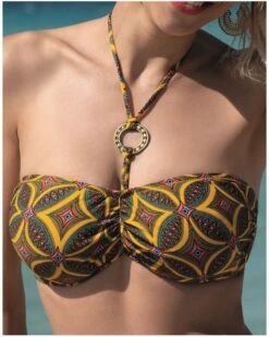 Soutien-gorge De Bain Bandeau Souple Antigel La Muse Africa (Jaune Africa)