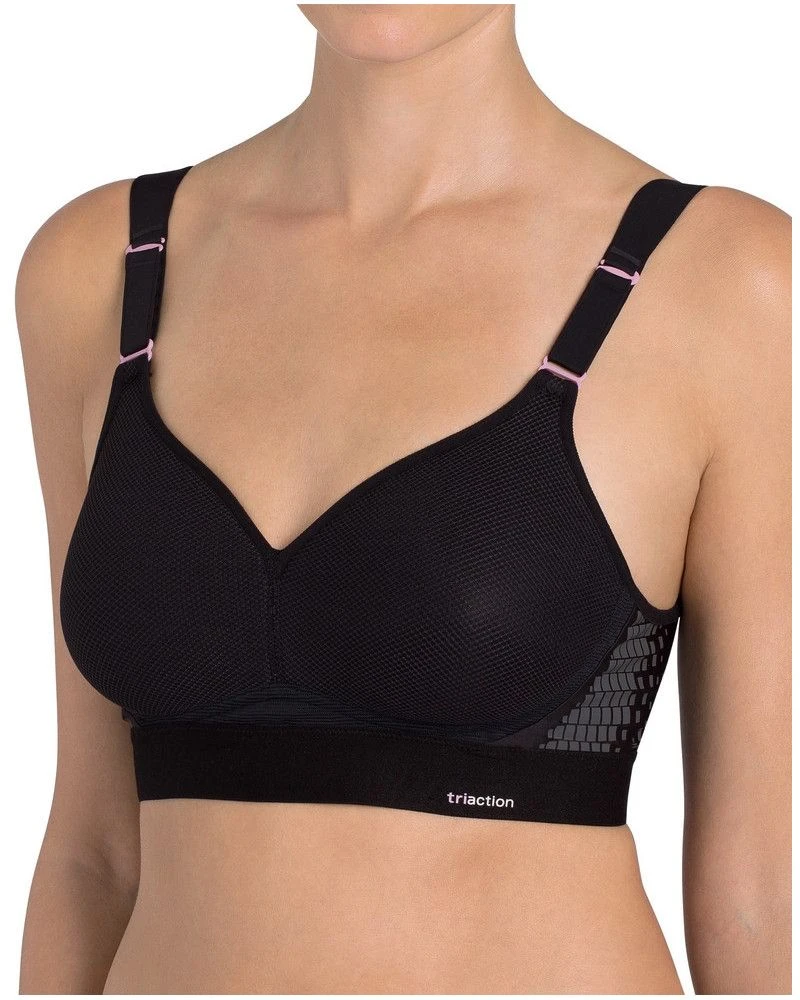 Soutien Gorge De Sport Triumph Triaction Cardio Hybrid Lite (Noir)