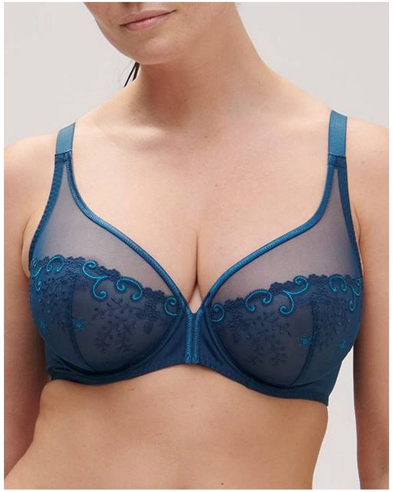 Simone Perele Soutien-gorge Décolleté Plongeant Simone Pérèle Délice (Bleu Prestige) – Image 4