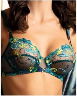 Soutien Gorge Emboitant Lise Charmel Grâce Aquatique (Floral Aqua)