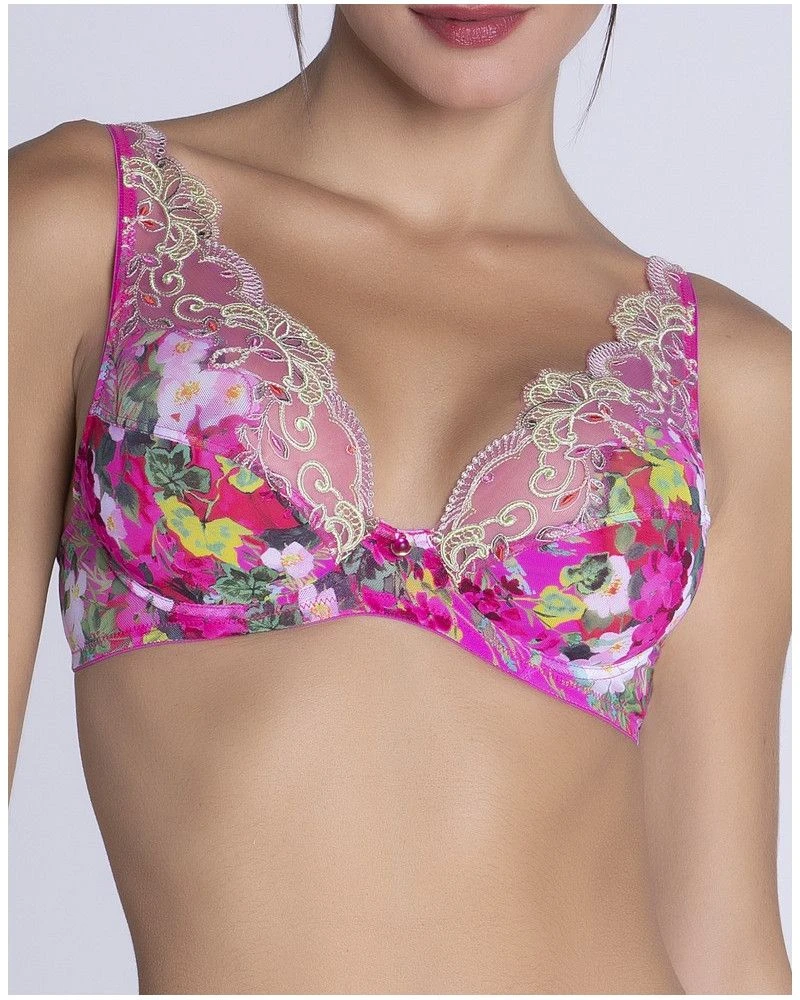 Soutien-gorge Glamour Lise Charmel Envolée De Fleurs (Envolée Fuschia) – Image 2