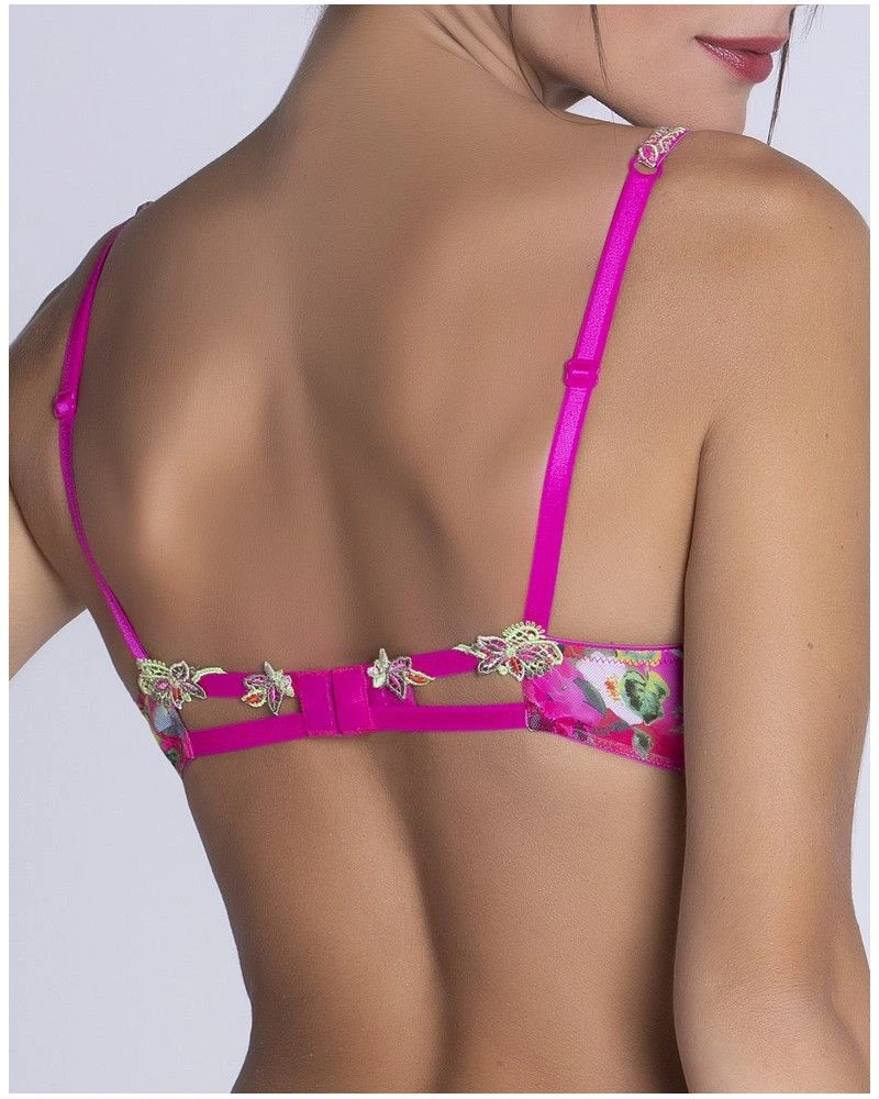 Soutien-gorge Glamour Lise Charmel Envolée De Fleurs (Envolée Fuschia) – Image 3