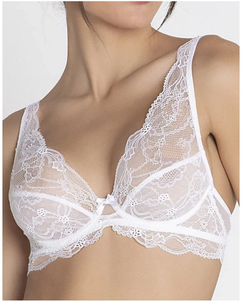 Soutien-gorge Glamour Lise Charmel Féérie Couture (Blanc) – Image 2