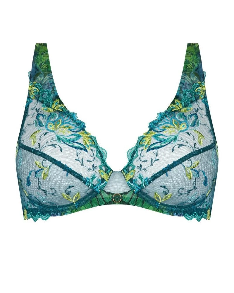 Soutien-gorge Glamour Lise Charmel Grâce Aquatique (Floral Aqua) – Image 2
