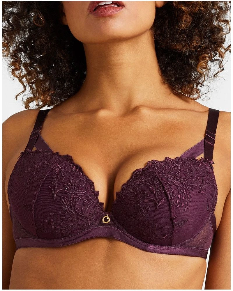 Soutien-gorge Plunge Coque Aubade Femme Passion (Wineberry) – Image 5