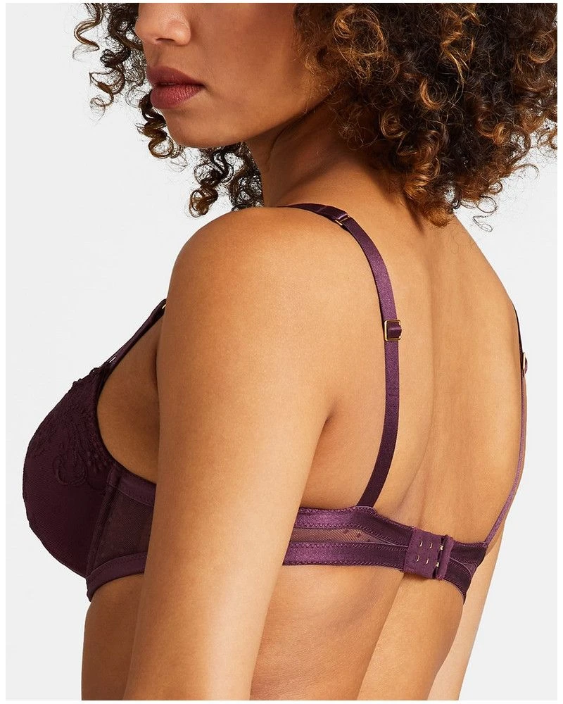 Soutien-gorge Plunge Coque Aubade Femme Passion (Wineberry) – Image 6