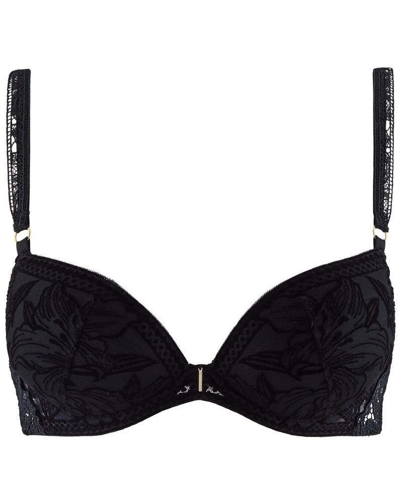 Soutien-gorge Plunge Coussinet Aubade Coeur à Corps (Noir) – Image 2
